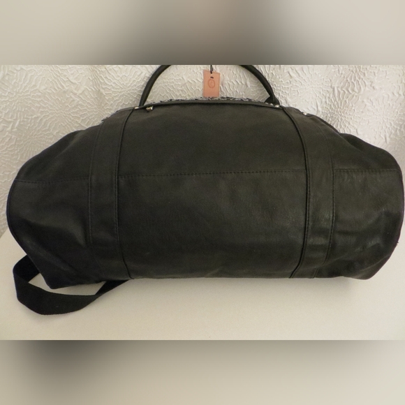 Juicy Couture Large Weekender Bag Black Silver Sequins Y2K Style New - Picture 7 of 13